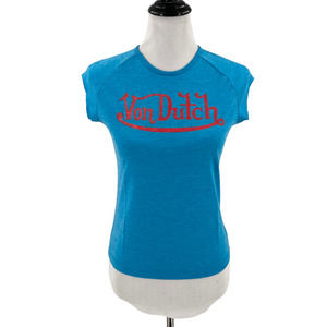 Von Dutch Baby Tee T-Shirt Y2K 2000s Large